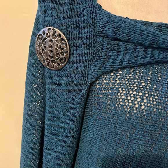 Belamie womens teal tunic size large - Picture 6 of 14